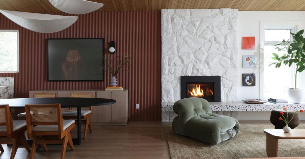 Custom Home Living Space